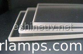 China guangdong uv curve quartz plate