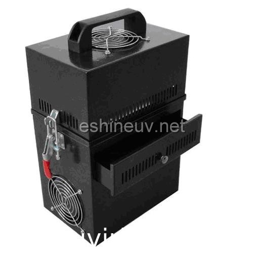 ऑफसेट और स्क्रीन प्रिंटिंग के इलाज और कोटिंग के लिए चीन पोर्टेबल यूवी ड्रायर मशीन